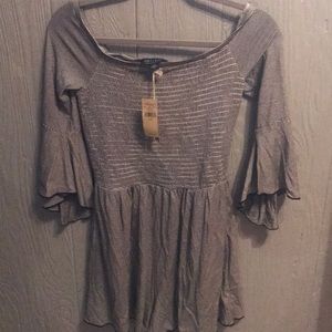 Off the shoulder romper